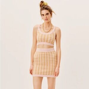 NWT For Love And Lemons Cher Sweater SET